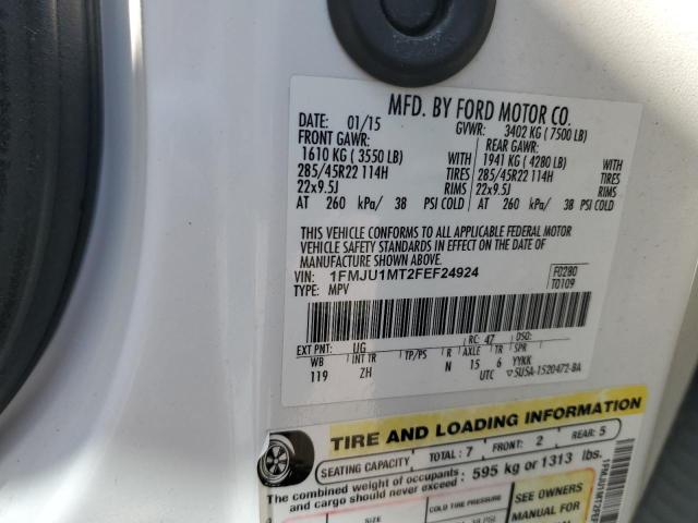 Photo 14 from auction – 2015 FORD EXPEDITION with VIN 1FMJU1MT2FEF24924
