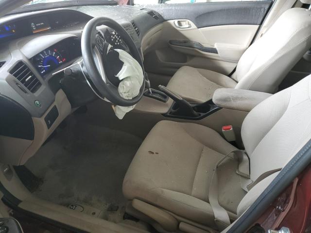 Photo 7 from auction – 2012 HONDA CIVIC LX with VIN 19XFB2F59CE071809