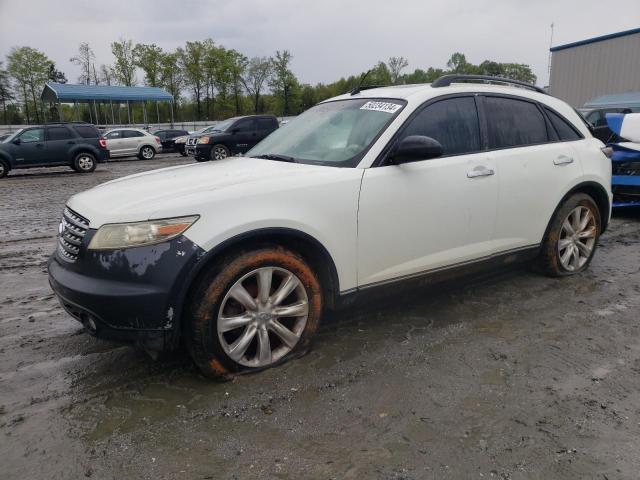 INFINITI FX35 2005 with VIN JNRAS08W45X215239 - Photo from auction
