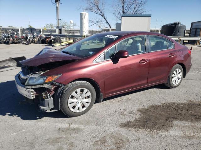 HONDA CIVIC LX 2012 with VIN 2HGFB2F53CH579263 - Photo from auction