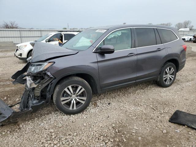 HONDA PILOT EXL 2018 with VIN 5FNYF6H55JB015813 - Photo from auction