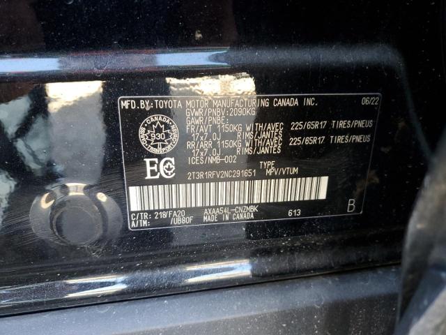 Photo 14 from auction – 2022 TOYOTA RAV4 XLE with VIN 2T3R1RFV2NC291651