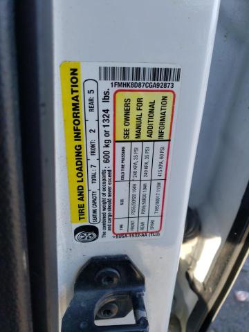 Photo 14 from auction – 2012 FORD EXPLORER X with VIN 1FMHK8D87CGA92873