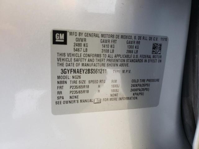 Photo 14 from auction – 2011 CADILLAC SRX LUXURY with VIN 3GYFNAEY2BS561211
