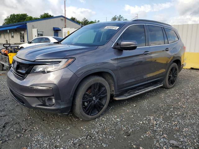 HONDA PILOT SE 2021 with VIN 5FNYF5H25MB036441 - Photo from auction