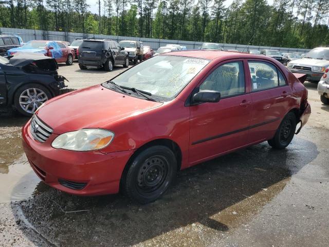 TOYOTA COROLLA CE 2003 with VIN JTDBR32E630040693 - Photo from auction