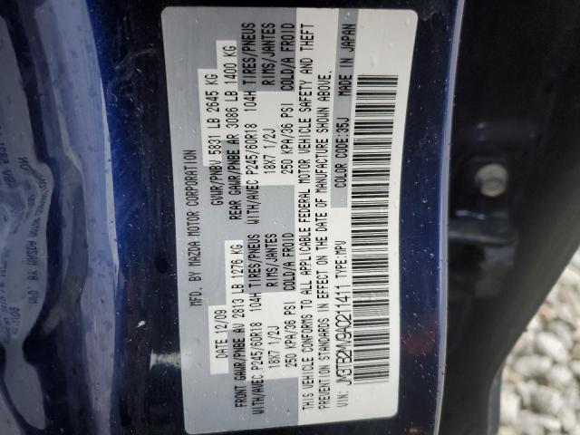 Photo 14 from auction – 2010 MAZDA CX9 with VIN JM3TB2MV9A0211411