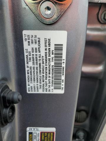 Photo 14 from auction – 2017 HONDA CR-V EX with VIN 7FARW1H51HE048376