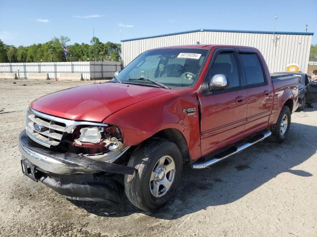 FORD F150 SUPER 2002 with VIN 1FTRW07L72KE41654 - Photo from auction