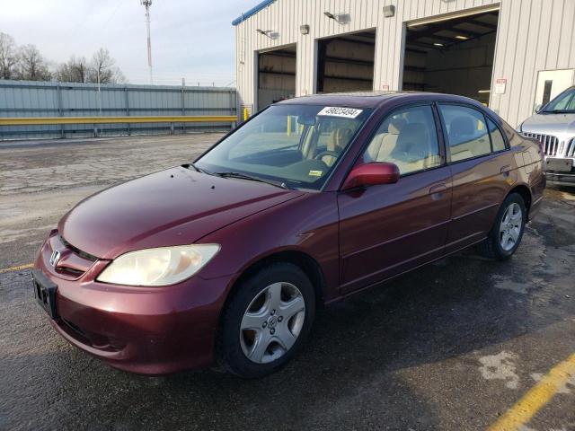 Photo 1 from auction – 2004 HONDA CIVIC EX with VIN JHMES26754S002397