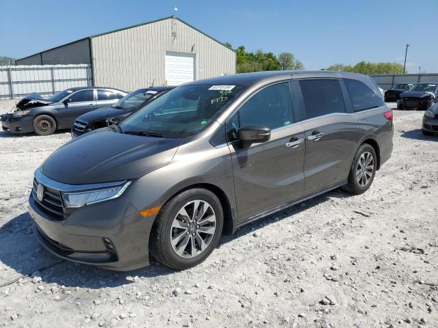 HONDA ODYSSEY EX 2021 with VIN 5FNRL6H74MB038874 - Photo from auction