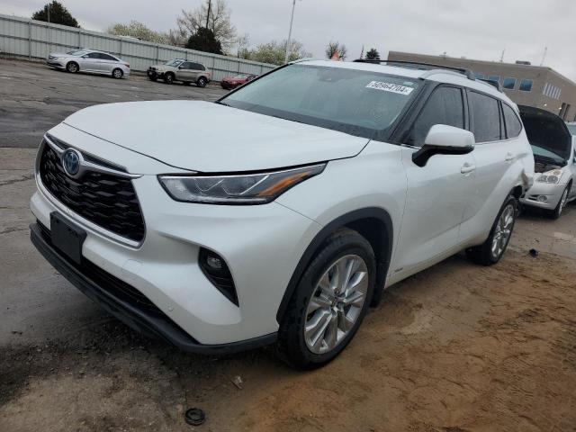 TOYOTA HIGHLANDER 2022 with VIN 5TDXBRCH7NS541761 - Photo from auction