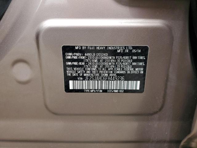 Photo 14 from auction – 2015 SUBARU FORESTER 2 with VIN JF2SJAHC6FH449236
