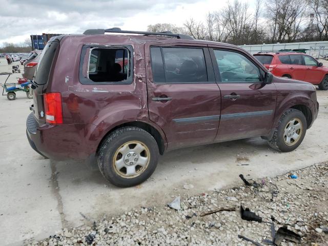 Photo 3 from auction – 2011 HONDA PILOT LX with VIN 5FNYF4H24BB074668
