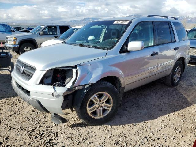 HONDA PILOT EXL 2004 with VIN 2HKYF18574H599348 - Photo from auction