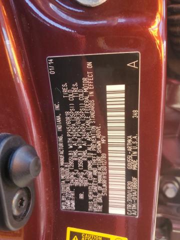Photo 14 from auction – 2014 TOYOTA HIGHLANDER with VIN 5TDJKRFH1ES012789
