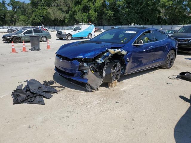 TESLA MODEL S 2020 with VIN 5YJSA1E20LF370747 - Photo from auction