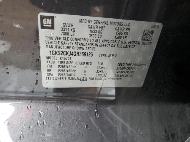 Photo 14 from auction – 2016 GMC YUKON DENA with VIN 1GKS2CKJ4GR369125