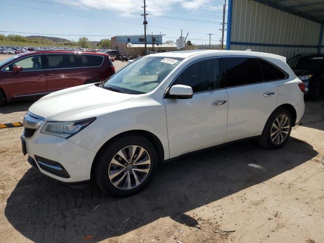 ACURA MDX TECHNO 2016 with VIN 5FRYD4H41GB037011 - Photo from auction