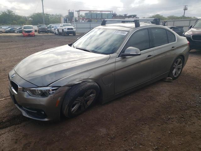 BMW 330E 2018 with VIN WBA8E1C55JA758619 - Photo from auction