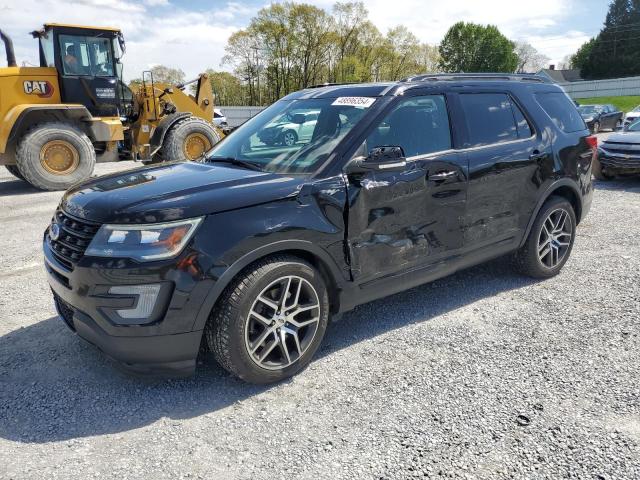 FORD EXPLORER S 2017 with VIN 1FM5K8GTXHGD62463 - Photo from auction