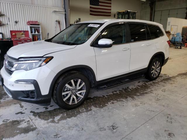 HONDA PILOT EX 2021 with VIN 5FNYF6H31MB021482 - Photo from auction