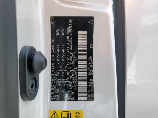Photo 14 from auction – 2016 LEXUS RX 350 with VIN 2T2ZZMCA3GC006332