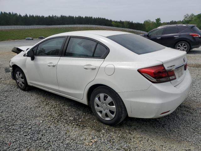 Photo 2 from auction – 2014 HONDA CIVIC LX with VIN 2HGFB2F51EH534910