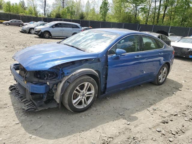 FORD FUSION SE 2018 with VIN 3FA6P0HD0JR126900 - Photo from auction