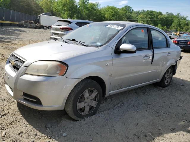 CHEVROLET AVEO BASE 2008 with VIN KL1TD56638B058055 - Photo from auction