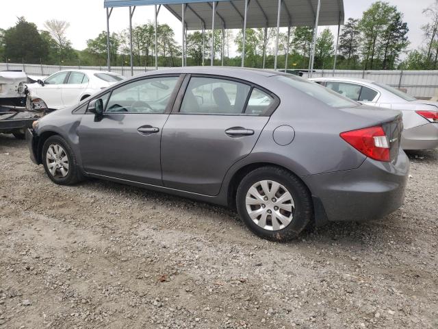Photo 2 from auction – 2012 HONDA CIVIC LX with VIN 19XFB2F50CE062240