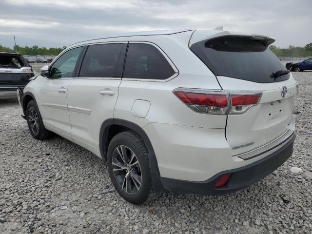 Foto 2 de la subasta – 2016 TOYOTA HIGHLANDER con VIN 5TDJKRFH4GS260277