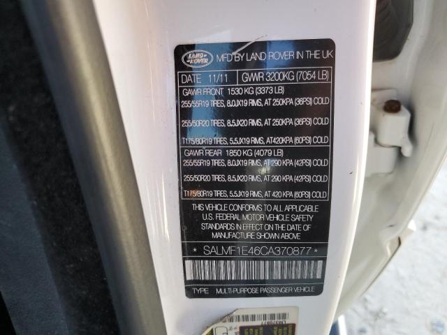 Photo 14 from auction – 2012 LAND ROVER RANGE ROVE with VIN SALMF1E46CA370877