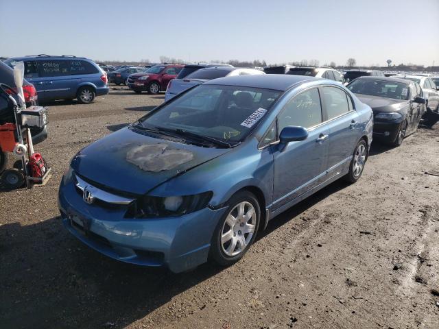 HONDA CIVIC LX 2010 with VIN 19XFA1F53AE034913 - Photo from auction