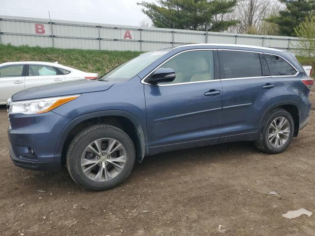 TOYOTA HIGHLANDER 2014 with VIN 5TDJKRFH5ES021527 - Photo from auction