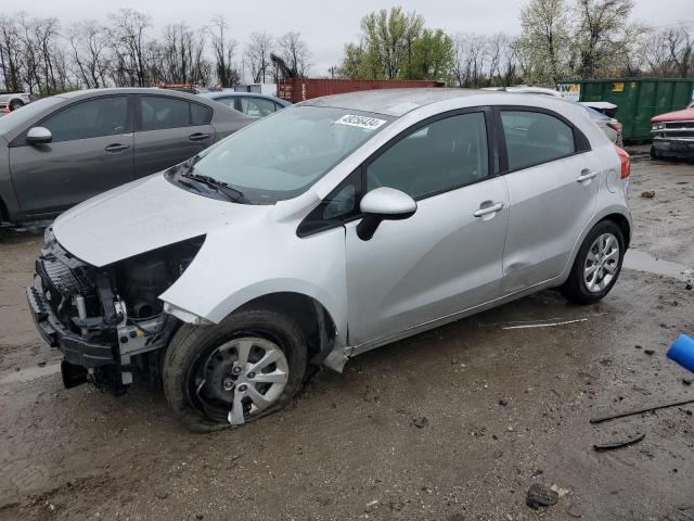 KIA RIO LX 2015 with VIN KNADM5A39F6499847 - Photo from auction