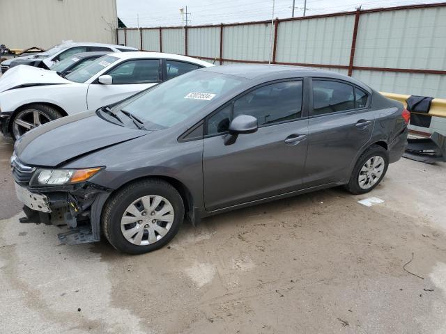 HONDA CIVIC LX 2012 with VIN 2HGFB2F52CH600605 - Photo from auction