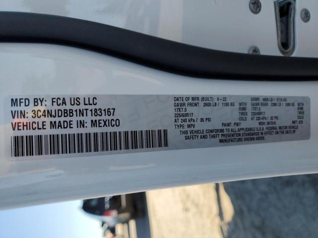 Photo 14 from auction – 2022 JEEP COMPASS LA with VIN 3C4NJDBB1NT183167