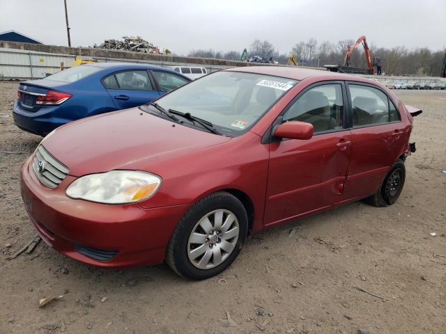 TOYOTA COROLLA CE 2003 with VIN 2T1BR32E93C037857 - Photo from auction