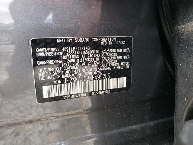 Photo 14 from auction – 2022 SUBARU FORESTER S with VIN JF2SKAJC8NH499285