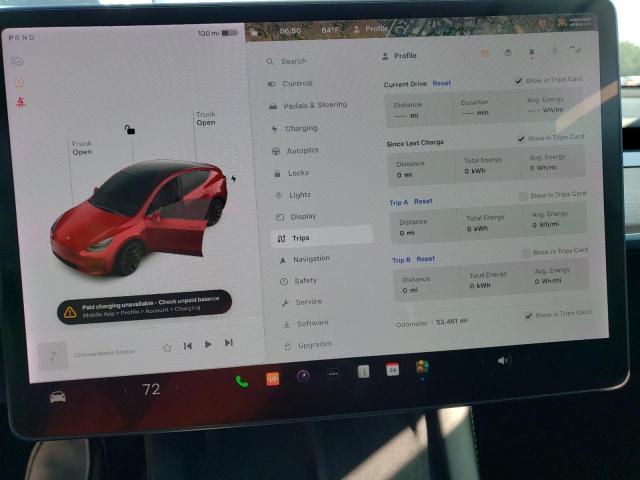 Photo 9 from auction – 2022 TESLA MODEL Y with VIN 7SAYGDEE6NF412414