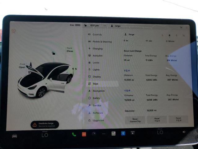 Photo 9 from auction – 2022 TESLA MODEL Y with VIN 7SAYGDEE9NF402511