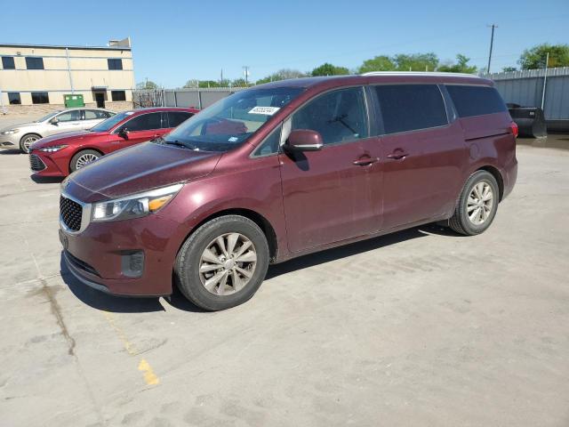 KIA SEDONA LX 2017 with VIN KNDMB5C16H6330876 - Photo from auction