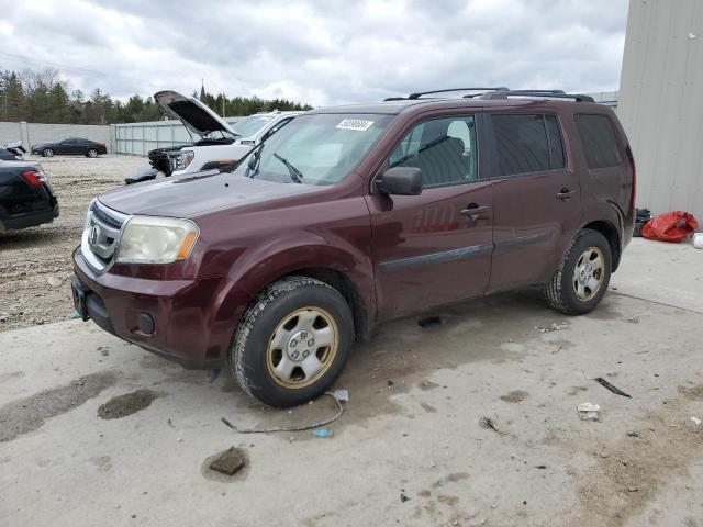 HONDA PILOT LX 2011 with VIN 5FNYF4H24BB074668 - Photo from auction