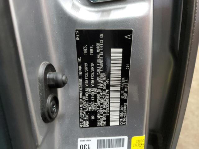 Photo 14 from auction – 2017 TOYOTA SIENNA SE with VIN 5TDXZ3DC0HS853176