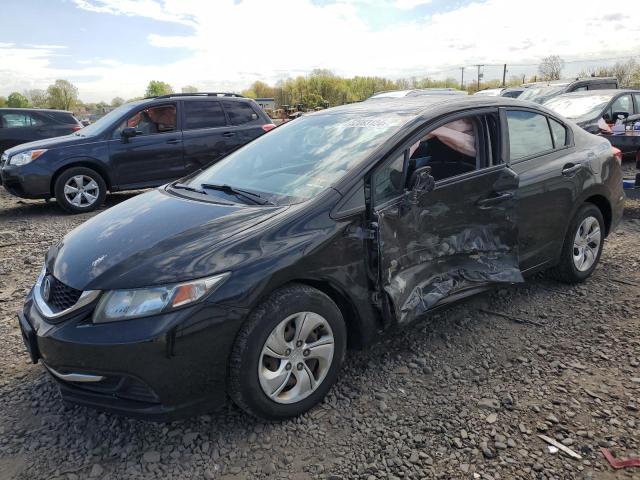 HONDA CIVIC LX 2013 with VIN 19XFB2F53DE265057 - Photo from auction