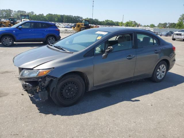 HONDA CIVIC LX 2012 with VIN 19XFB2F50CE391827 - Photo from auction