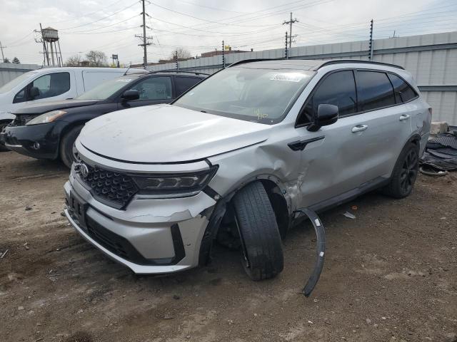 KIA SORENTO SX 2021 with VIN 5XYRK4LF6MG034355 - Photo from auction
