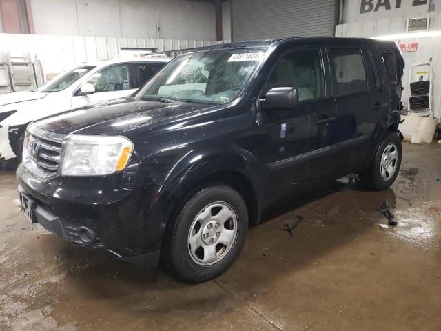 HONDA PILOT LX 2015 with VIN 5FNYF4H29FB078611 - Photo from auction
