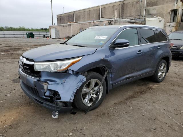 TOYOTA HIGHLANDER 2015 with VIN 5TDDKRFH5FS087297 - Photo from auction